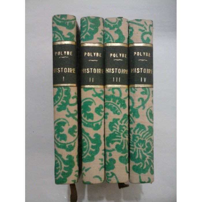 HISTOIRE DE POLYBE -1921 - 4 Volume - Polybius